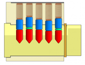 Master wafer for a master key