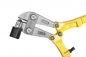 Bolt cutter on padlocks