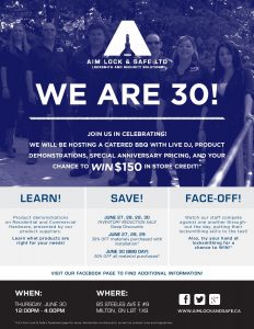 AIM 30th Anniversary Flyer